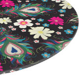 Planche À Découper Peacock Plumes Broderie Motif sans fil (Coin)