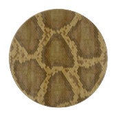 Planche À Découper Peau de serpent, motif de reptile (Devant)