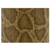 Planche À Découper Peau de serpent, motif de reptile (Devant)