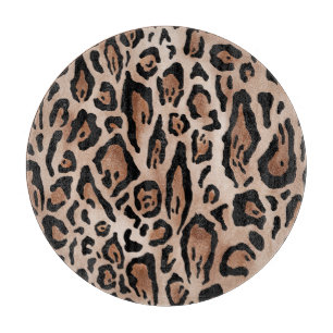 Planche À Découper Peau léopard : motif sans soudure.
