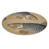 Planche À Découper Pêche à la carpe peinture à l'eau douce (Coin)