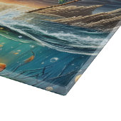 Planche À Découper Pêche au Bass (Coin)