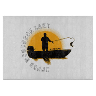 Planche À Découper Pêche au lac Michigan