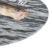 Planche À Découper Pêche de basse de saut personnalisable (Coin)