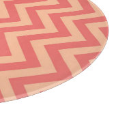 Planche À Découper Pêche et canneberge Chevron (Coin)