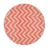 Planche À Découper Pêche et canneberge Chevron (Devant)