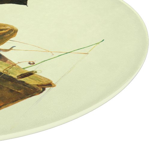 Planche À Découper Pêche terminée (Coin)