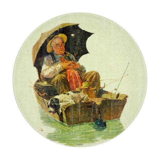 Planche À Découper Pêche terminée (Devant)