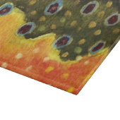 Planche À Découper Pêcheur à la pêche à la truite de Brook (Coin)