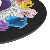 Planche À Découper Pegasus Noir Floral (Coin)