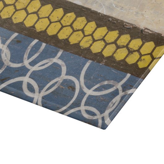 Planche À Découper Peigne de miel Abstrait I (Coin)