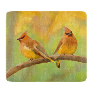 Planche À Découper Peinture à cire de cèdre - jolie art original chie