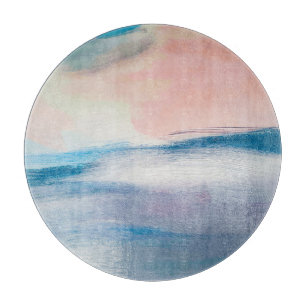 Planche À Découper Peinture à l'huile Abstraite, texture de toile.