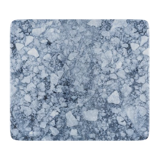 Planche À Découper Peinture à l'huile de surface de glace fissurée (s (Devant)