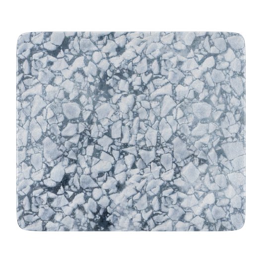 Planche À Découper Peinture à l'huile Surface de Glace Fendillée (Sty (Devant)