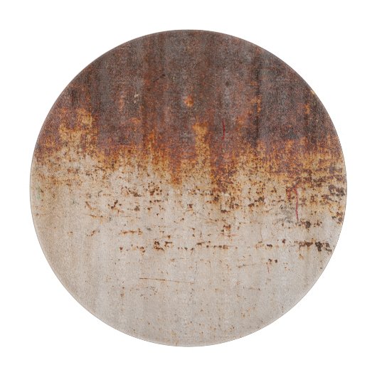 Planche À Découper Peinture à peeling, texture murale rouillée. (Devant)