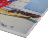 Planche À Découper peinture à vie morte originale de légumes (Coin)