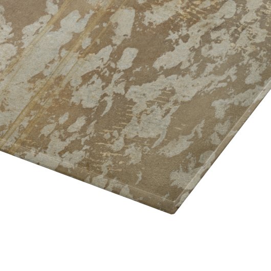 Planche À Découper Peinture Abstraite en or avec lunettes d'argent (Coin)