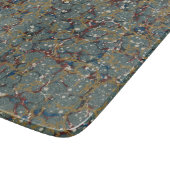 Planche À Découper Peinture Abstraite Marbrée (Coin)