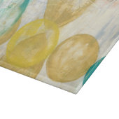 Planche À Découper Peinture Abstraite moderne sur papier journal (Coin)