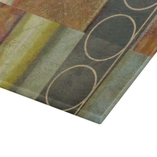 Planche À Découper Peinture Abstraite multitexturée par Vision Studio (Coin)