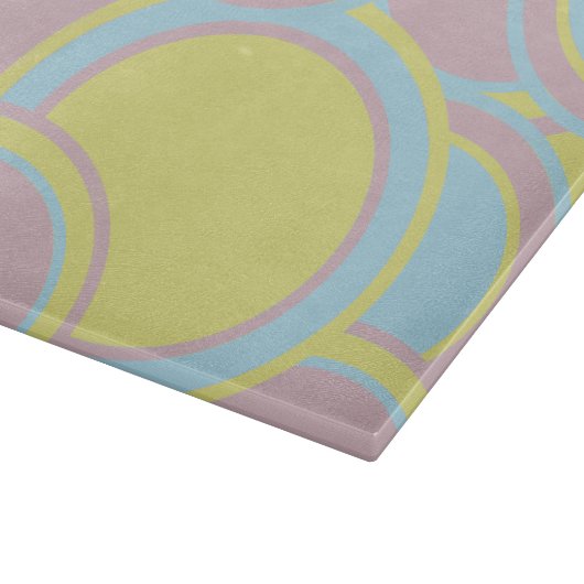 Planche À Découper Peinture Abstraite Pastel moderne (Coin)