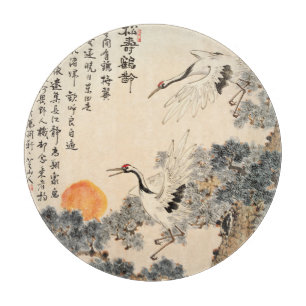 Planche À Découper Peinture asiatique traditionnelle : art classique.