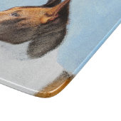 Planche À Découper Peinture Basenji - Belle Art Original (Coin)