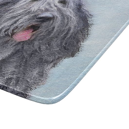 Planche À Découper Peinture Bergamasco Sheepdog - Chien original mign (Coin)
