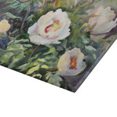 Planche À Découper Peinture d'aquarelle des belles fleurs (Coin)