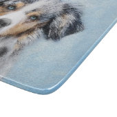 Planche À Découper Peinture de berger américaine miniature - Chien Ar (Coin)