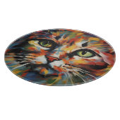Planche À Découper Peinture de chats (Coin)