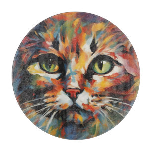 Planche À Découper Peinture de chats