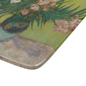 Planche À Découper Peinture de fleur d'oléandre de Vincent Van Gogh (Coin)