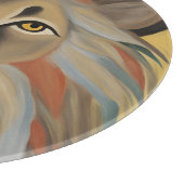Planche À Découper Peinture de lion (Coin)