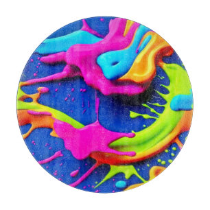 Planche À Découper Peinture de néon