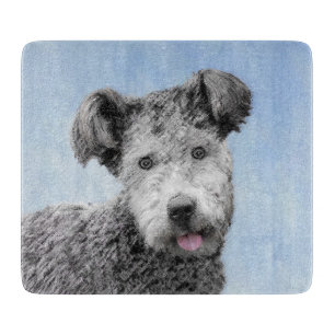 Planche À Découper Peinture de Pumi - Art original mignon de chien