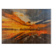 Planche À Découper Peinture de Scripps Pier, La Jolla, CA (Devant)