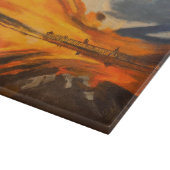 Planche À Découper Peinture de Scripps Pier, La Jolla, CA (Coin)