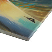 Planche À Découper Peinture de surf de la plage Beagle (Coin)