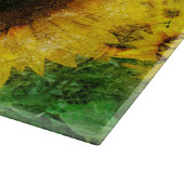 Planche À Découper Peinture de tournesols (Coin)