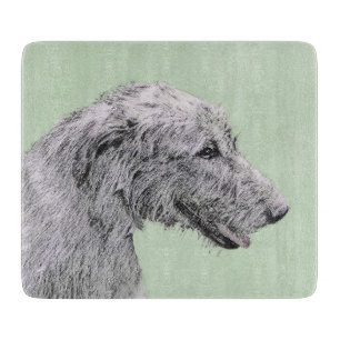 Planche À Découper Peinture de Wolfhound en Irlande - Beau art origin