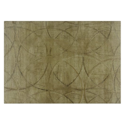 Planche À Découper Peinture des cercles liés par Jennifer Goldberger (Devant)