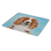 Planche À Découper Peinture d'espagnol Welsh Springer - Art original  (Coin)