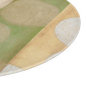 Planche À Découper Peinture en panneau de bois de tonalité Terre avec (Coin)