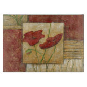 Planche À Découper Peinture florale avec les courses évidentes de (Devant)