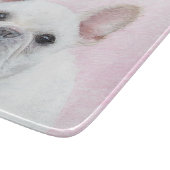 Planche À Découper Peinture française de Bulldog (Crème/Blanc) - Art (Coin)