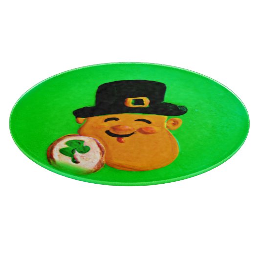 Planche À Découper Peinture irlandaise. Commandez dès maintenant (Coin)