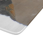 Planche À Découper Peinture Junco foncée - Art original pour oiseaux (Coin)