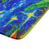 Planche À Découper Peinture Jungle Stars. Commandez dès maintenant  (Coin)